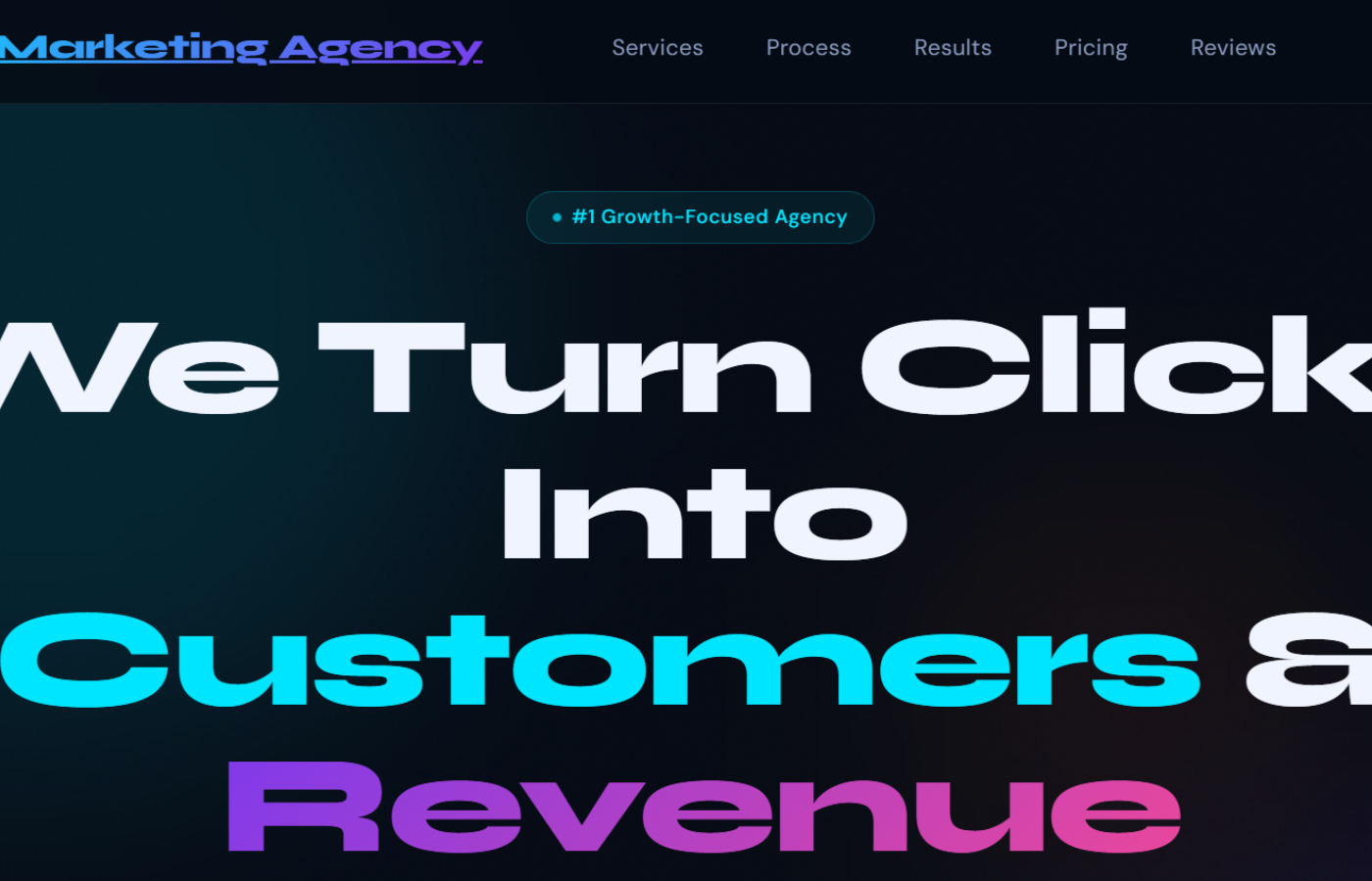 AI-Generated Digital Agency Template