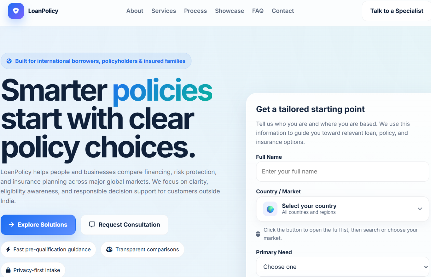 Loan Policy project
